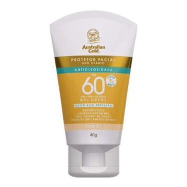 Imagem de Australian Gold Protetor Solar Facial FPS 60 40g, 40g, Cor 1