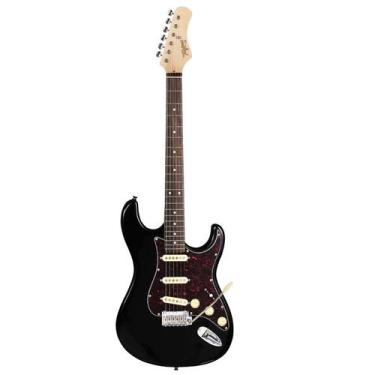Imagem de Guitarra strato tagima t635 bk tortoise escala escura