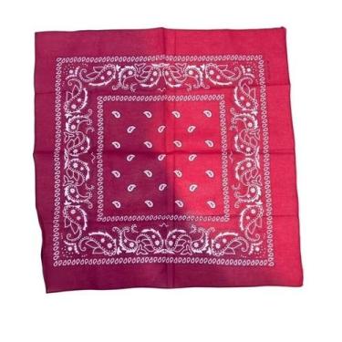 Imagem de Bandana Colorida com Estampa de Arabescos  55x55 cm - Pistache Acessór
