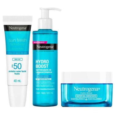 Imagem de Kit de Hidratação Facial Neutrogena Hydro Boost - Gel de Limpeza + Wat