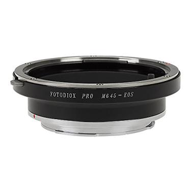 Imagem de Fotodiox Adaptador de suporte de lente Pro compatível com lentes Mamiya 645 MF em câmeras Canon EOS EF/EF-s