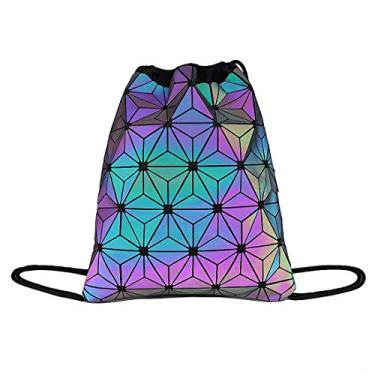 Imagem de Bolsa geométrica luminosa para holografite, bolsas e bolsas, bolsa transversal reflativa com flash para mulheres, 617037#, One Size