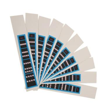 Imagem de BHDK Adesivo de violino, requintado e durável, protege 1/8 adesivo de violino, alto fator de segurança para iniciantes para amantes de violinos (BC03 1/8 borda azul)