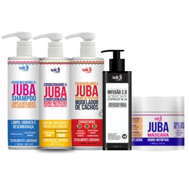 Imagem de Juba Máscara Shampoo Condicionador Encara Acidificante Widi