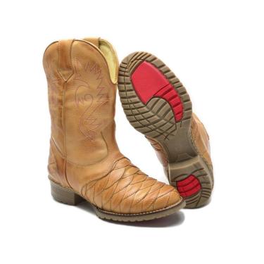 Imagem de Bota Texana Masculina ClaCle Escamada Country 