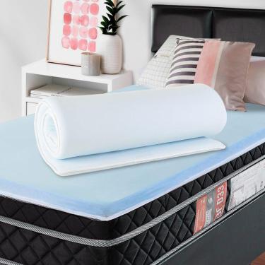 Imagem de 	Pillow Top Solteirão Viscoelástico Espuma da NASA 97x203x4cm BF Colchões