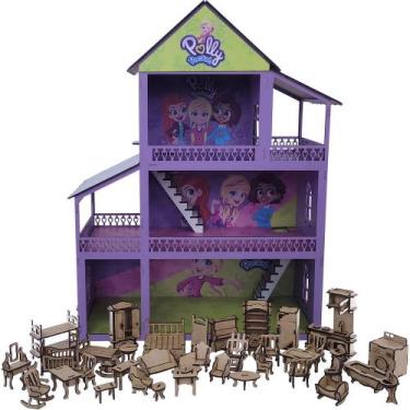 Polly Pocket! Mega Casa de Surpresas GFR12 -Mattel em Promoção na Americanas