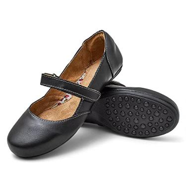 Imagem de Sapatilha femininna jovem brisa couro 3019 BP preto Cor:Preto;Tamanho:35;Genero:Feminino