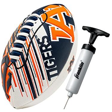 Imagem de Franklin Sports Auburn Tigers Football – Mini futebol juvenil – futebol americano de 21,5 cm – Textura de aderência fácil – perfeita para crianças!