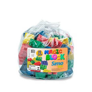 Imagem de Sacola Magic Block 70 Pçs, Simo Toys