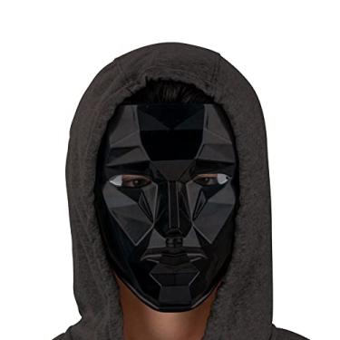 Imagem de Disguise Máscaras oficiais de jogo de lula da Netflix, máscaras de fantasia adulto tamanho único, Frente masculina, tamanho nico