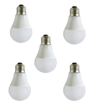 Imagem de 5X Lâmpada De Led Poptem Bulbo Branco Frio 6500K 9W Bivolt