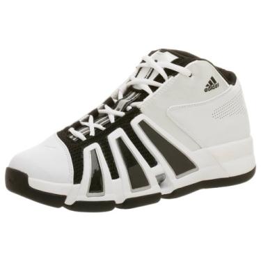Imagem de adidas Tênis de basquete masculino Lyte Speed GCS, Run, branco/preto, 7