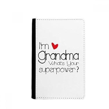 Imagem de Porta-passaporte I'm a Grandma What's your Superpower Notecase Burse capa carteira porta-cartão, Multicolor