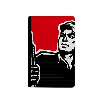 Imagem de Capa para cartão com porta-passaporte patriótico vermelho Notecase Burse, Multicolor