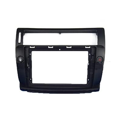 Imagem de JESYMBX Para Citroen C4 C-triunfo C-Quatre 2004-2009 2 Din 9 polegadas Painel de reprodutor multimídia CD DVD GPS Dash Sem cabo preto