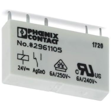 Imagem de Relé Único 24VDC 10A REL-MR-24DV/21 2961105 - Phoenix Contact