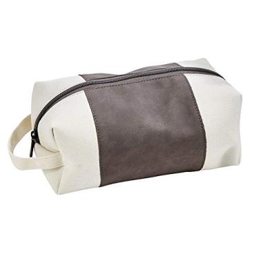Imagem de LEATHERETTE/CANVAS GREY TRAVEL KIT