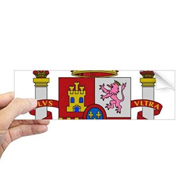 Imagem de DIYthinker Espanha Europa Emblema nacional adesivo retangular para-choque notebook janela decalque