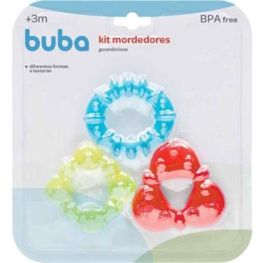 Imagem de Kit De Mordedores Com Água Geométricos - Buba