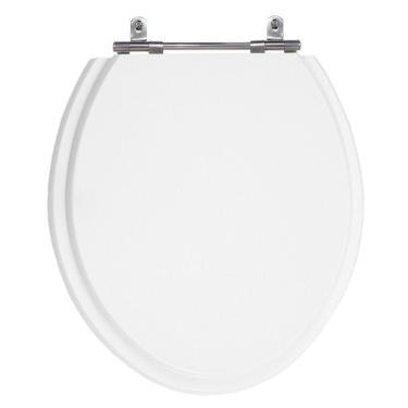Imagem de Assento Laqueado Aretuza Branco Tampa para Vaso Hervy em Mdf 
