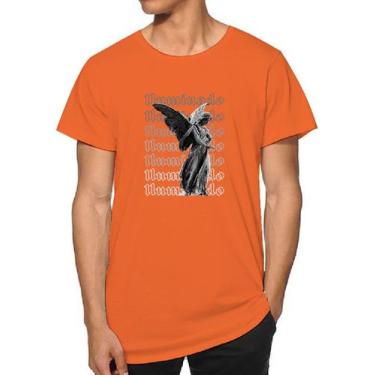 Imagem de Camiseta Masculina Iluminado Estampada T-Shirt Básica Moda Atual Ml007
