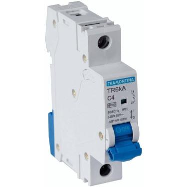 Imagem de Disjuntor Tr6ka 1 P 4 A Curva C Tramontina Tramontina
