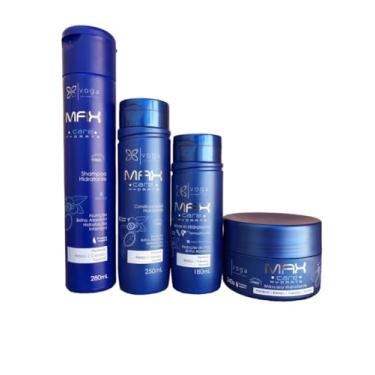 Imagem de Kit Shampoo Condicinador Mascara Leave-in Hidratante Max Care Hydrate Voga