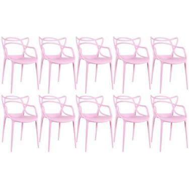 Imagem de Kit 10 Cadeiras Design Jantar Cozinha Masters Allegra - Loft7