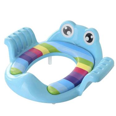 Imagem de Assento Redutor Lorben Treinamento Desfralde Bebê Infantil Almofadado Azul