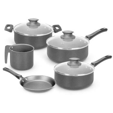 Imagem de Jogo Panelas 5 Pçs Nigro Vitalitá Antiaderente