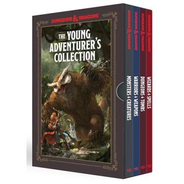 Imagem de The Young Adventurer's Collection [dungeons & Dragons 4-Book Boxed Set]: Monsters & Creatures, Warriors & Weapons, Dungeons & Tombs, and Wizards & Spells: Dungeons and Dragons 4-Book Boxed Set