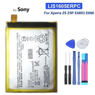Imagem de Bateria de substituição para Sony Xperia Z5 Premium  Z5P  Dual E6853  E6883  LIS1605ERPC  3430mAh