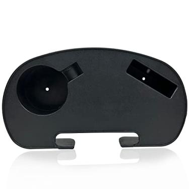 Imagem de Ostlttyn Suporte para copo de cadeira Zero Gravity, bandeja durável para cadeira de gravidade zero, cadeira reclinável de praia sem gravidade com compartimento para celular, compartimento para copo, clipe de gravidade zero na bandeja/mesa