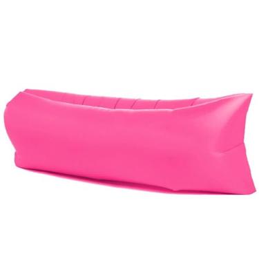 Imagem de Air Sofa，Portable waterproof and leak-proof bag sofa air chair, suitable for outdoor, beach, hiking, picnic, music festival (Color : Rose Red)