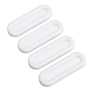 Imagem de Puxadores Autoadesivos, Puxador Push Pull, 20 PCS Puxadores Autoadesivos de Pouco Peso ABS Stick On Handle para Armário de Porta de Janela, Puxadores, Botões