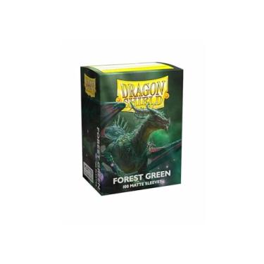 Imagem de Dragon Shield Matte Forest Green Standard Size 100 ct Card Sleeves Individual Pack