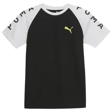 Imagem de PUMA Camiseta para meninos, Preto, G