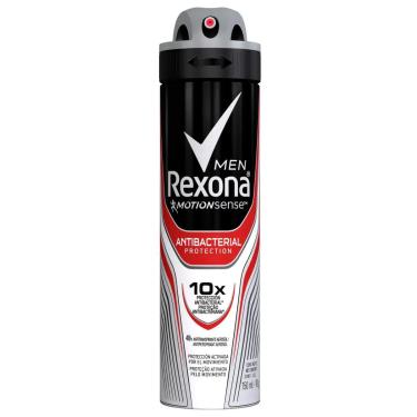 Imagem de Desodorante Antitranspirante Aerosol Rexona Men Antibacterial Protection 48H 150Ml