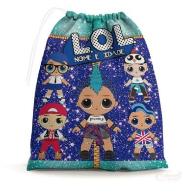 Imagem de Sacolinhas Surpresa Personalizada Tecido LOL Meninos (Sacolinhas 15x20, Unidades, 30)