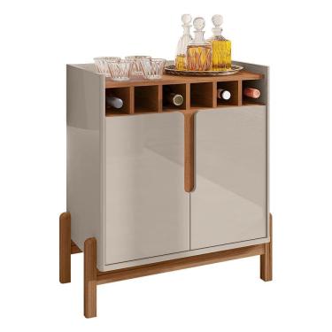 Imagem de Aparador Barzinho Lizz com Adega 2 Portas - Casa D