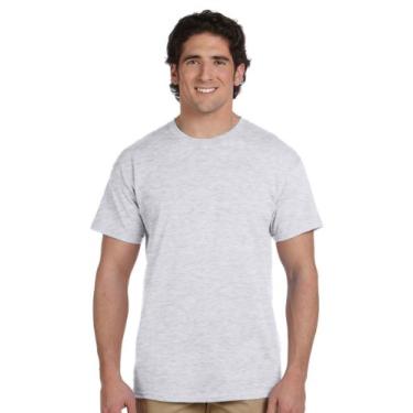 Imagem de Hanes 5250T 170 g. Camiseta sem etiqueta 6GG CINZA