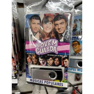 Imagem de pen drive com musicas gravadas diversas pendrive gravado generos JOVEM GUARDA