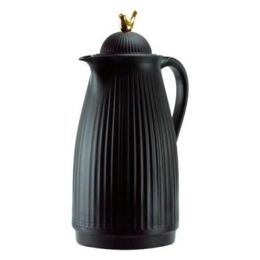 Imagem de Garrafa Térmica Bird Café Chá Água Leite Luxo 1L Passarinho - MM, Pret