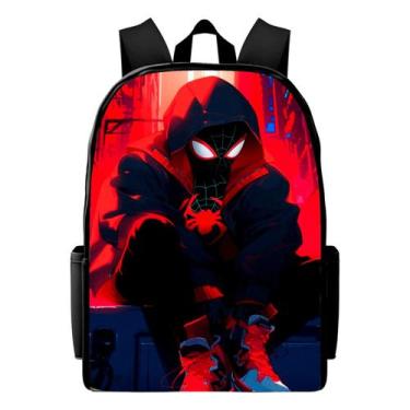 Imagem de Mochila Masculina Homem Aranha Lançamento Novidade Top Juvenil Volta A