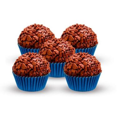 Imagem de 500 forminhas para doces n5 Azul decoração festa - Regina festa