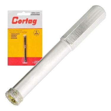 Imagem de Serra Copo Diamantada Broca Ceramica Porcelanato Gran Cortag, 7mm