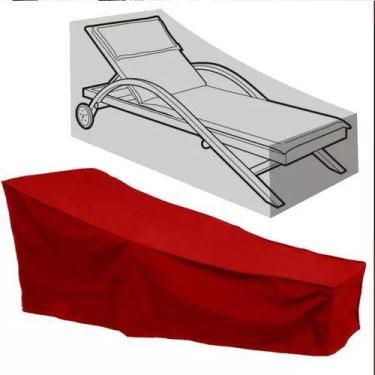 Imagem de Capa Impermeável Para Espreguiçadeira - SPTS, VERMELHO