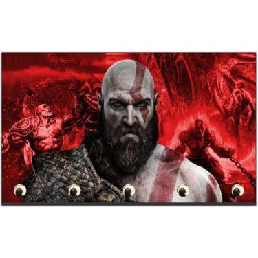 Imagem de Porta Chaves Jogos Games God Of War Organizador Chaveiro - Vital Quadr