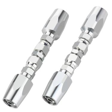 Imagem de ANCIMOON 2 peças de acessórios hidráulicos reutilizáveis de 3/20.3 cm, tamanho nº 06, kit de reparo de mangueira hidráulica de fio único